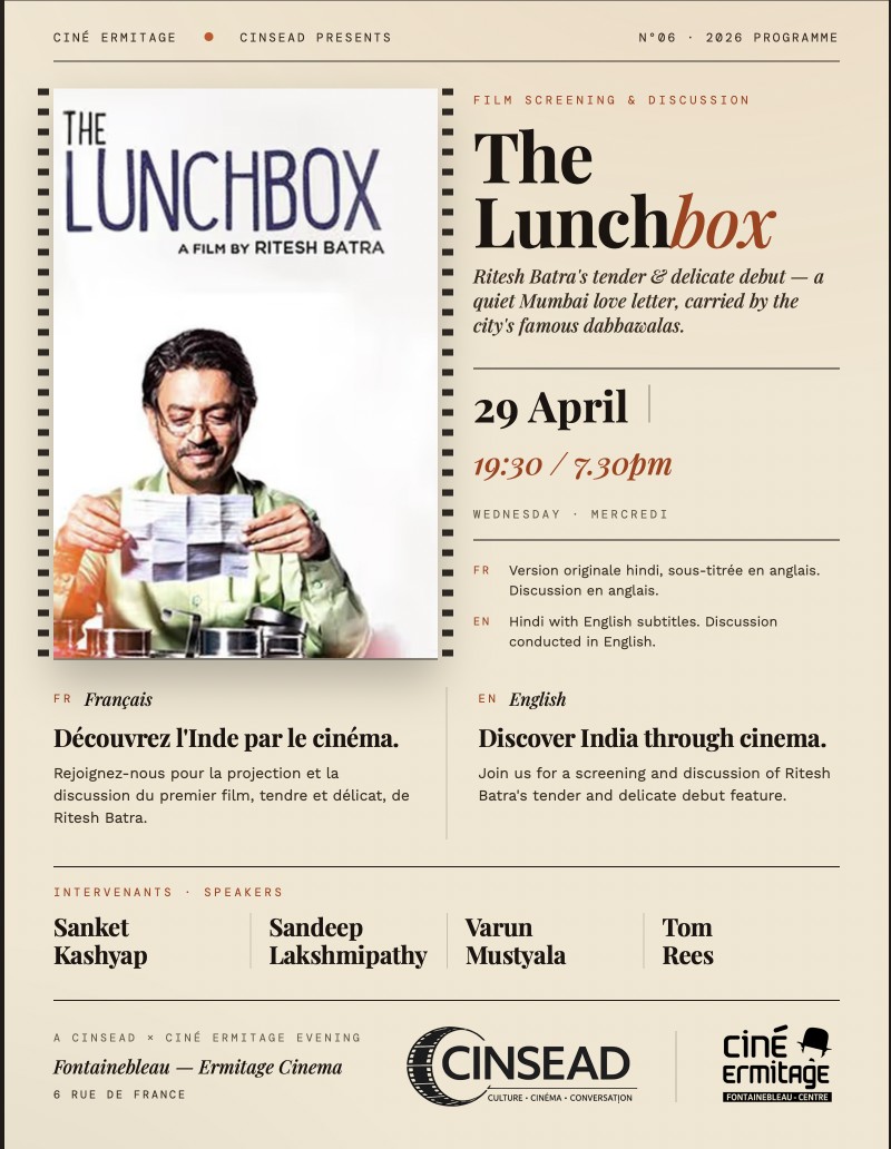 The Lunchbox — CINSEAD programme poster